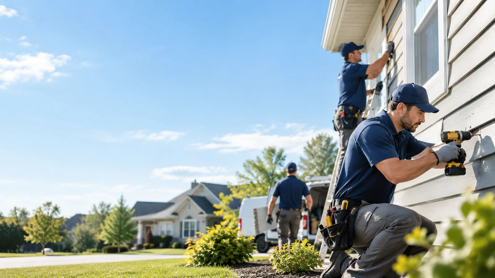 Cracked Siding Repair in Lequire, OK